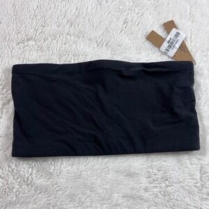 SKIMS Fits Everybody Bandeau Onyx Black Strapless Bra BR-BND-2026 Size XS NWT